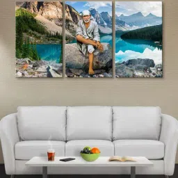 999Store Multicolor Sai Baba Art 3 Frame Canvas Paintings-20