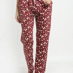 Kanvin Red Printed Pyjamas-image-89