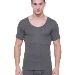 Bodycare Insider Grey Melange Regular Fit Thermal Top-image-55