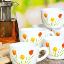Cello Multicolor Glass Coffee Mug (0.13 L) - Set of 12-image-50