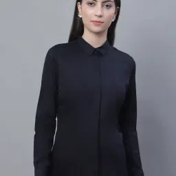 Cantabil Black Formal Shirt-image-95