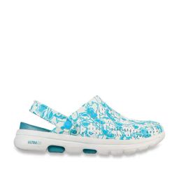 Skechers Women's GO WALK 5 FUR REAL White Back Strap Clogs-image-21