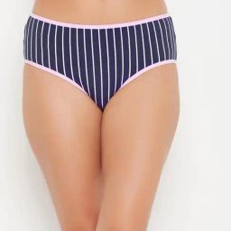 Clovia Navy Striped Panty-image-67
