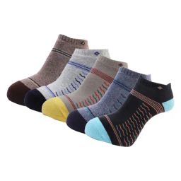 Dollar Multi Cotton Free Size Printed Socks - Pack of 5-image-21