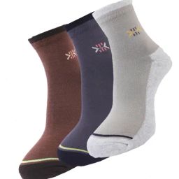 Dollar Multi Cotton Free Size Printed Socks - Pack of 3-image-67