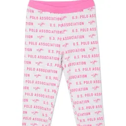 U.S. Polo Assn. Kids Grey Graphic Printed Trackpants-image-1