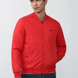 Peter England Casuals Red Regular Fit Jacket-picture-45