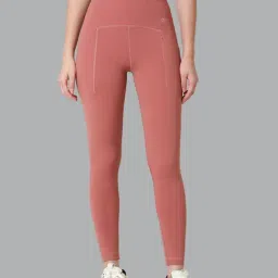 Van Heusen Peach Plain Leggings-image-30