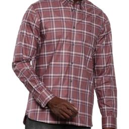 Tommy Hilfiger Pink Cotton Regular Fit Shirt-image-60