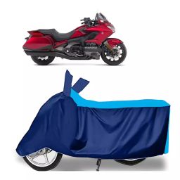 Auto Pearl Two Wheeler Cover for Honda Gold Wing - Cyan, Blue-image-60