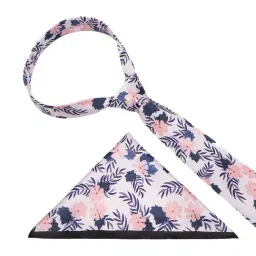 Tossido Multi Printed Necktie and Pocket Square Set For Men image 2