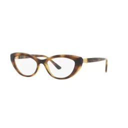 Vogue Eyewear Brown Oval Eye Frames for Women-image-22