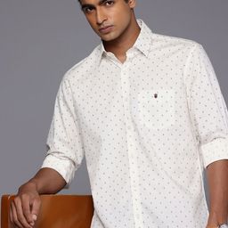 Louis Philippe Sport Slim Fit Micro Ditsy Printed Casual Shirt-picture-23