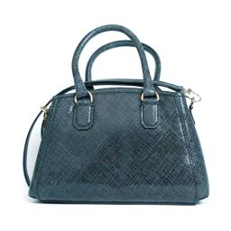 RI2K London Black Leather Medium Printed Handbag-18