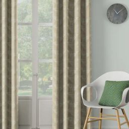 DDECOR Live Beautiful Beige Polyester 7 ft Door Curtain-46