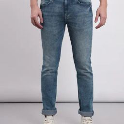 Lee Travis Blue Slim Fit Heavily Washed Jeans-image-39