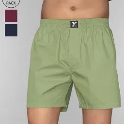 XYXX Multicolor Relaxed Fit Boxers - Pack of 3-picture-35