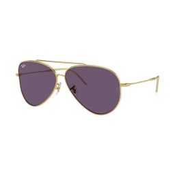 Ray-Ban Purple Aviator UV Protection Unisex Sunglasses-image-88