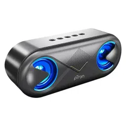 Ptron Fusion 10 Watt 2.0 Channel Wireless Bluetooth Portable Outdoor Speaker - Black-40