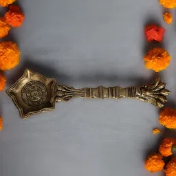 Exotic India Brass Handheld Patanjali Aarti-picture-5