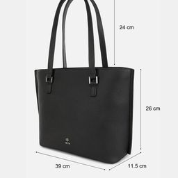 irth by house of titan IRTH Textured Structured Shoulder Bag image 4