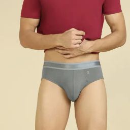 XYXX Opal Grey Regular Fit Briefs-image-120