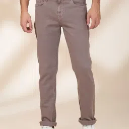 Being Human Grey Cotton Slim Fit Solid Jeans-image-86