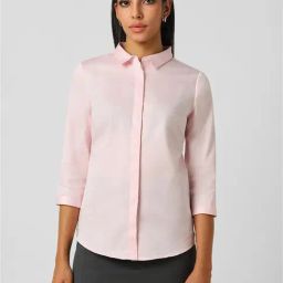 Van Heusen Pink Cotton Regular Fit Shirt-image-71