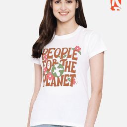 Dreambe Women Typography Printed T-shirt-picture-20