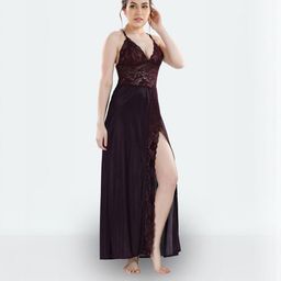 Dreambe Women Shoulder Strap Satin Baby Dolls-image-20