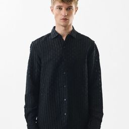 Snitch Slim Fit Spread Collar Casual Shirt-image-74