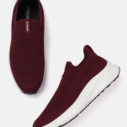 WROGN Men Round-Toe Woven Design Slip-On Sneakers-30