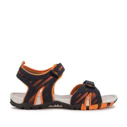Bata Kids Blue & Orange Floater Sandals-image-1