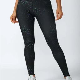 Reebok Black Printed Sports Tights-picture-27