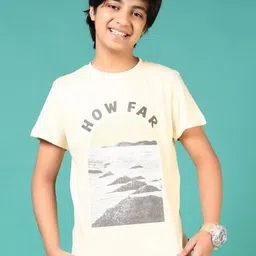 V-Mart Boys Typography Printed Applique T-shirt-picture-9