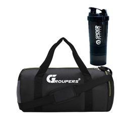 GROUPERS Printed Medium Foldable Sports or Gym Duffel Bag-image-91
