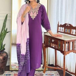 CaniBani Multi Chanderi Silk Kurta Sets-image-73