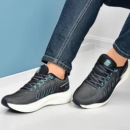 HEALTH FIT Men Mesh Running Non-Marking Shoes image 3