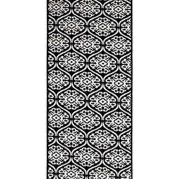 Saral Home Cotton Multi Purpose Jacquard Bedside Runner - Grey-image-65