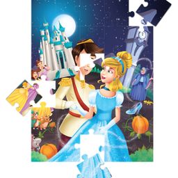 Popcorn Cinderella Jigsaw Puzzle & Story Book Multicolor - 30 Pieces-24