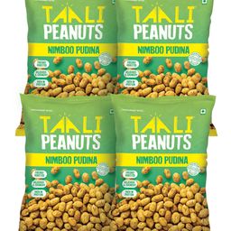 Taali Roasted Nimboo Pudina Peanuts Pack of 4 - 150 g Each-image-73