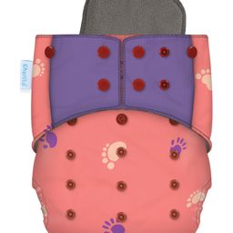 Cherilo Leakproof Washable Baby Diaper - ( 1 Baby Paw Pattern Diaper with 1 Insert)-10
