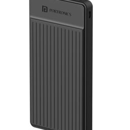 Portronics POR-2253 Luxcell B12 10000mAh 12W Power Bank Ultra Slim Power Bank with USB A Output Port and Dual Input Ports Micro and Type C BIS Certified Free Type C Cable-Black-image-54