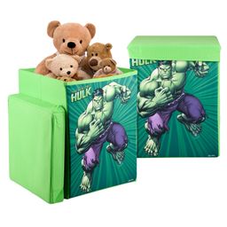 Kuber Industries Hulk Toy Storage Box Laundry Basket for Toys Folding Laundry Basket Clothes Hamper with Lid & Handles Storage Basket for Bathroom 60 LTR Pack of 2 Green-image-42