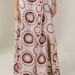 First Resort by Ramola Bachchan Printed Maxi Skirt-picture-37