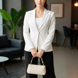 Martini Front Open Casual Blazer-image-26