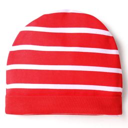 babyhug disney Babyhug Interlock Knit Cap Mittens And Booties with Winnie The Pooh Print - Red image 3