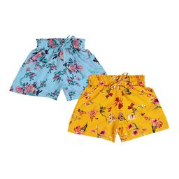 BAESD Girls Pack of 2 Floral Printed Regular Fit Shorts-image-84