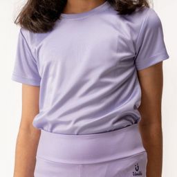 UMILDO Girls Solid Round Neck Polyester Tshirt-46