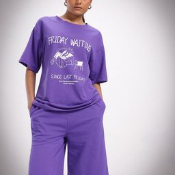 glitchez Weekly Printed Oversized Co-Ords-29